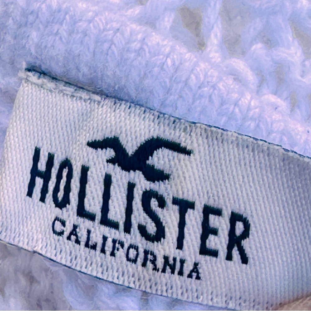 Hollister Crochet Long Bell Sleeve Jumper Sweater - Picture 15 of 16